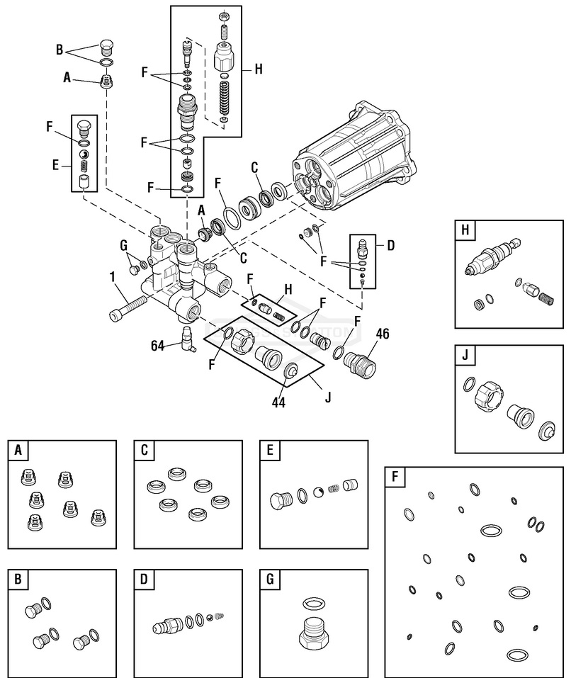 708920 Pump Rebuild kits